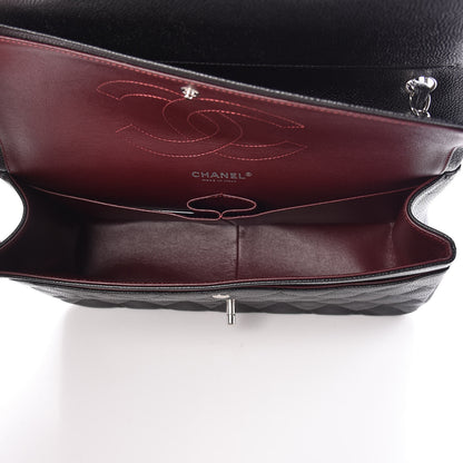 Chanel Caviar Quilted Jumbo Double Flap Black 5 of 10
