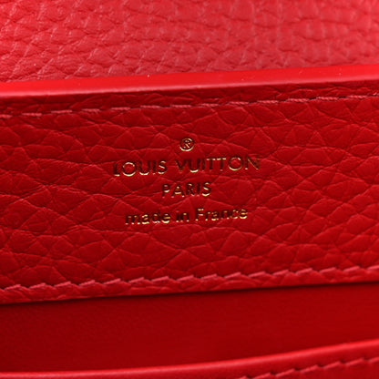 Louis Vuitton Taurillon Mini Capucines Scarlet 6 of 9