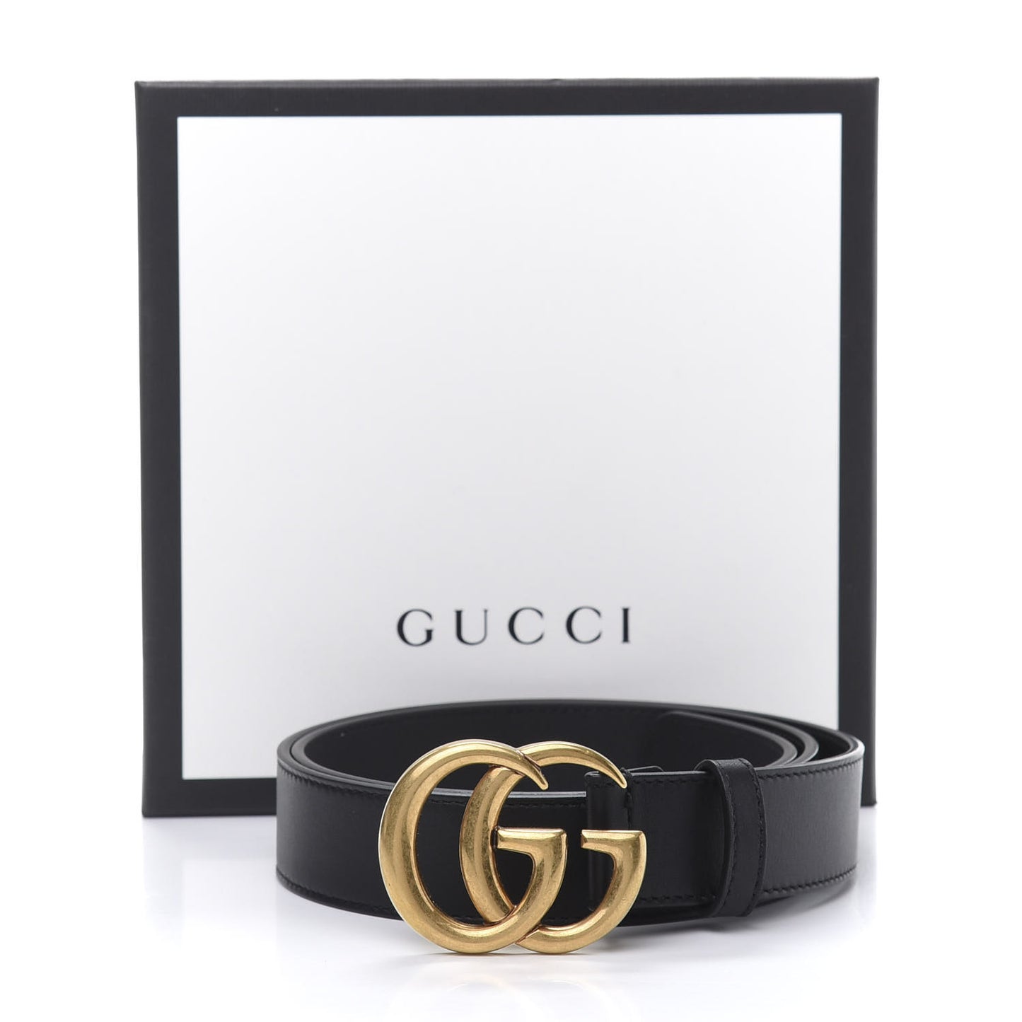 Calfskin Double G 30mm Belt 85 34 Black