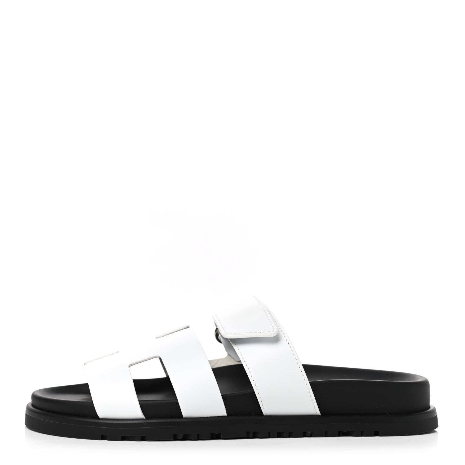 Hermes Calfskin Womens Chypre Sandals 36 White 1 of 7