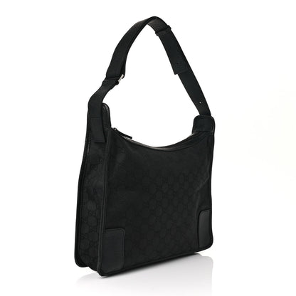 Gucci Nylon Monogram Shoulder Bag Black 4 of 18