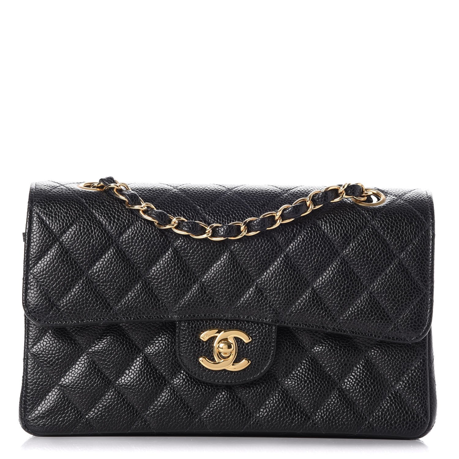 Chanel Caviar Quilted Small Double Flap Black 1 of 9