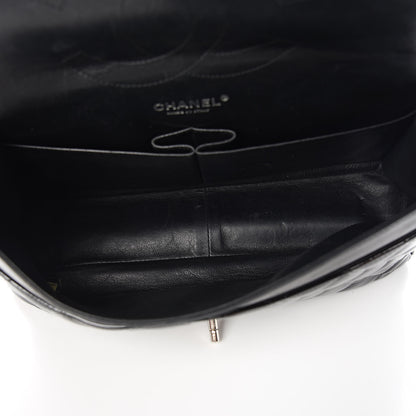 Chanel Patent Quilted Jumbo Double Flap Black 5 of 18