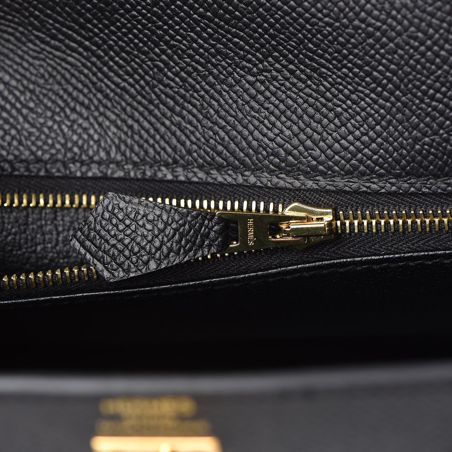 Hermes Epsom Kelly Sellier 25 Black 11 of 34