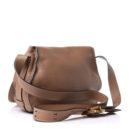 Chloe Calfskin Medium Marcie Round Crossbody Bag Nut 3 of 12