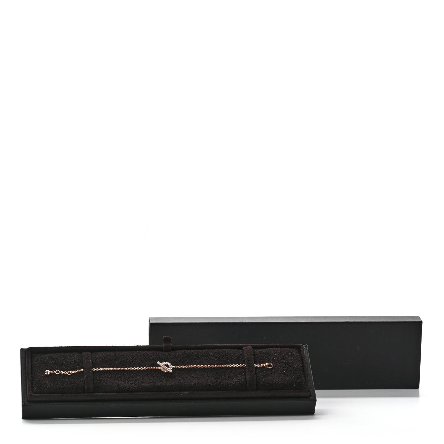 18K Rose Gold Diamond Finesse Bracelet LG