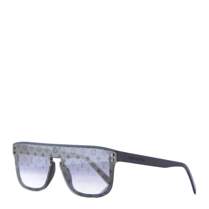 Louis Vuitton Acetate Monogram Waimea Sunglasses Z2328W Blue 1 of 7
