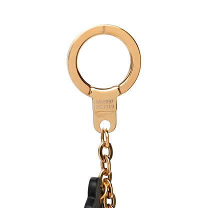 Louis Vuitton Calfskin Animal Family Charm Key Holder 6 of 10