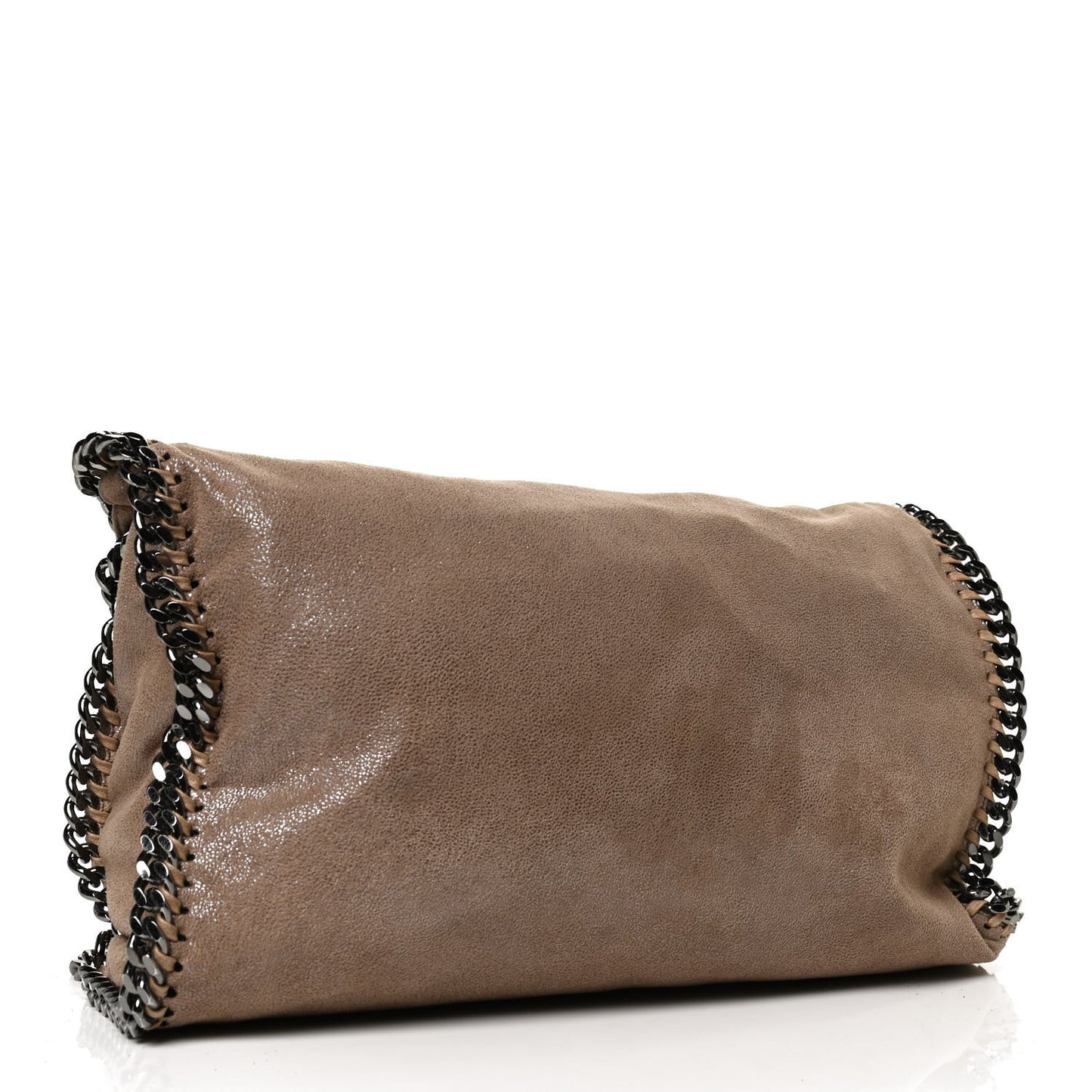 Shaggy Deer Falabella Fold Over Tote Brown