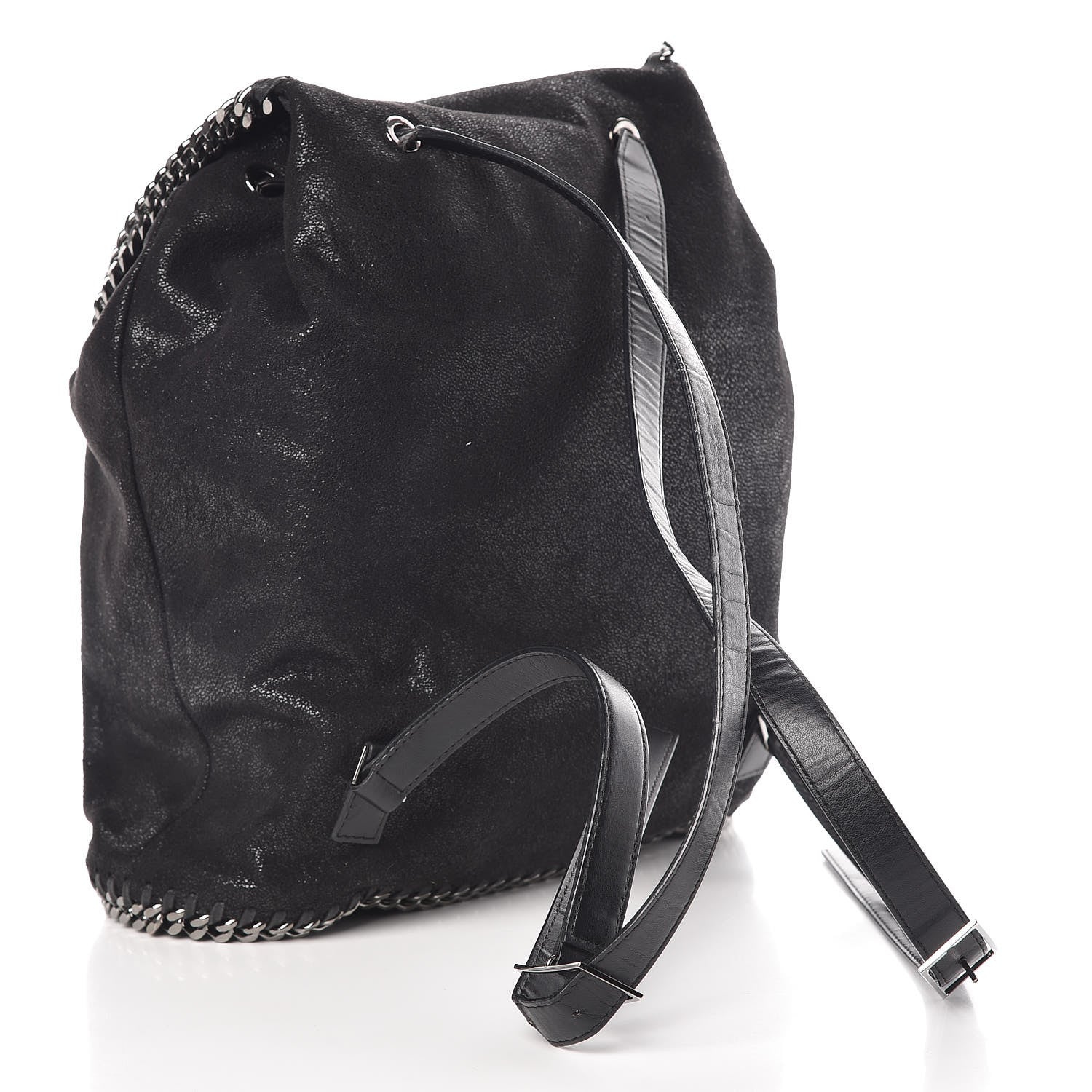 Stella McCartney Shaggy Deer Falabella Backpack Black 3 of 9