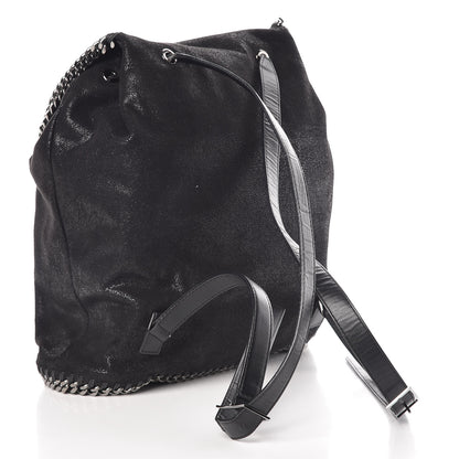Stella McCartney Shaggy Deer Falabella Backpack Black 3 of 9