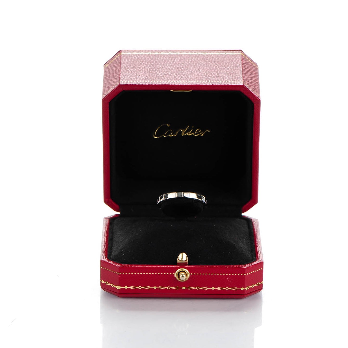 18K White Gold Lanieres Ring 59 8.75