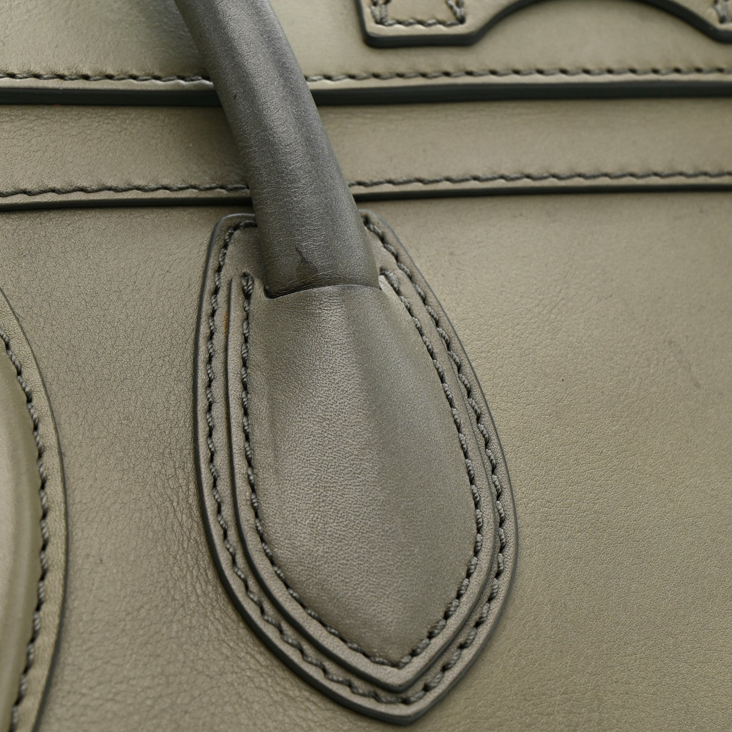 Celine Smooth Calfskin Mini Luggage Almond 18 of 19