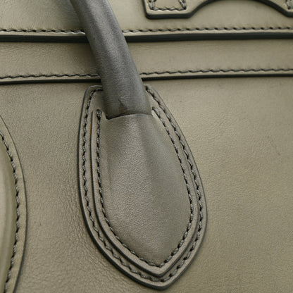 Celine Smooth Calfskin Mini Luggage Almond 18 of 19