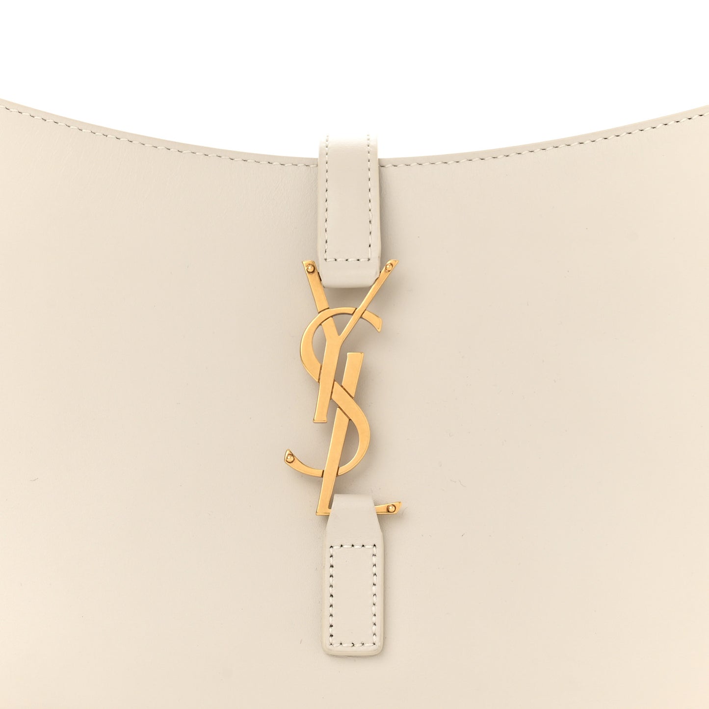 Smooth Calfskin Le 5 A 7 Hobo Blanc Vintage