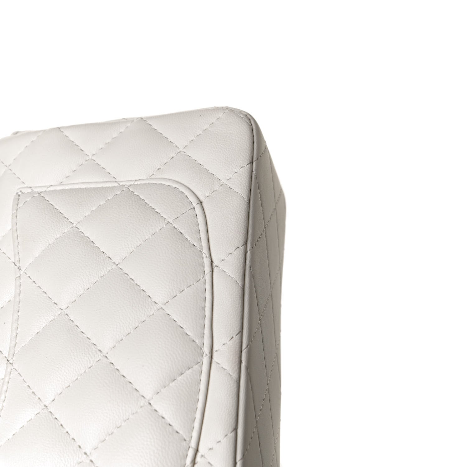 Chanel Lambskin Quilted Mini Rectangular Flap White 11 of 14