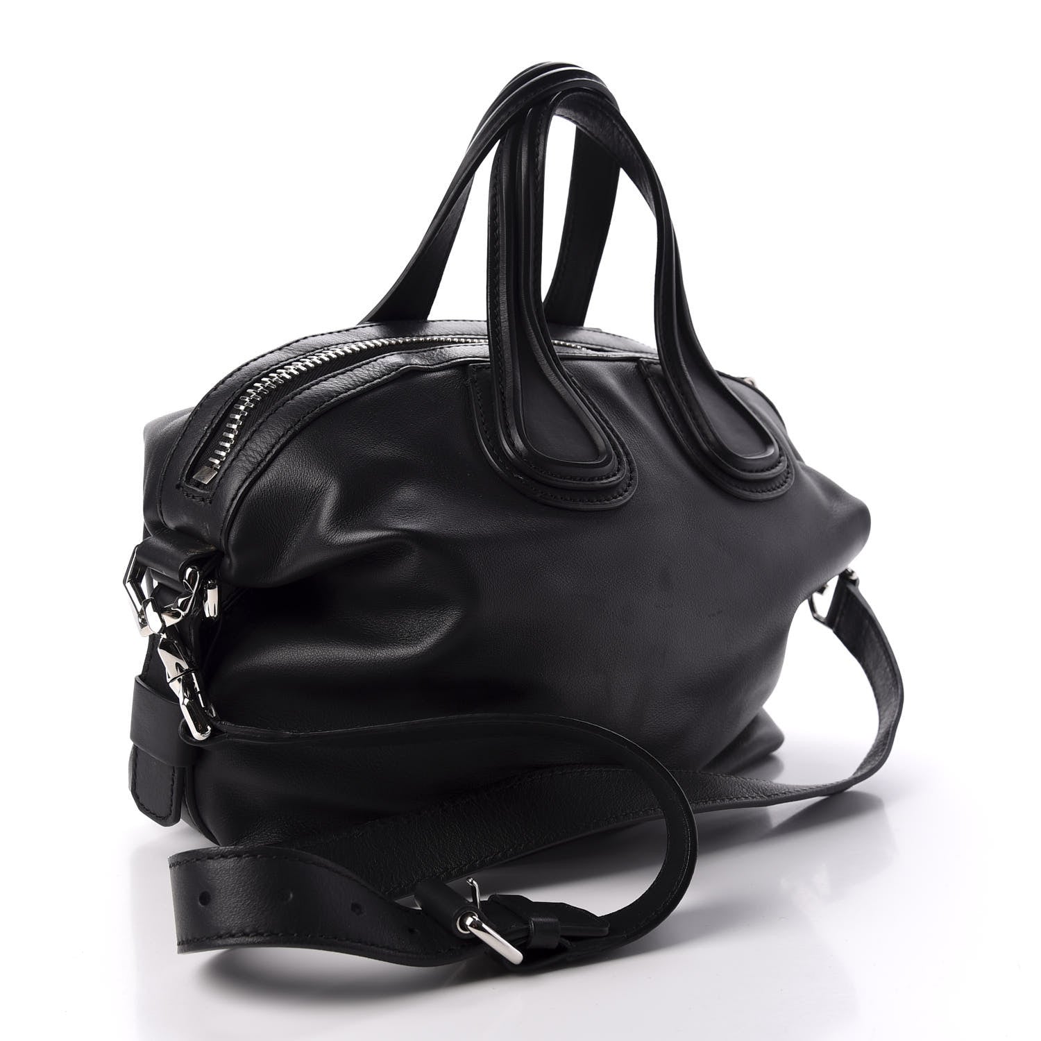 Givenchy Calfskin Star Embellished Small Nightingale Black 3 of 10