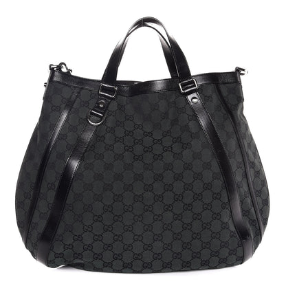 Gucci Monogram Medium Abbey Convertible Tote Dark Green 1 of 8