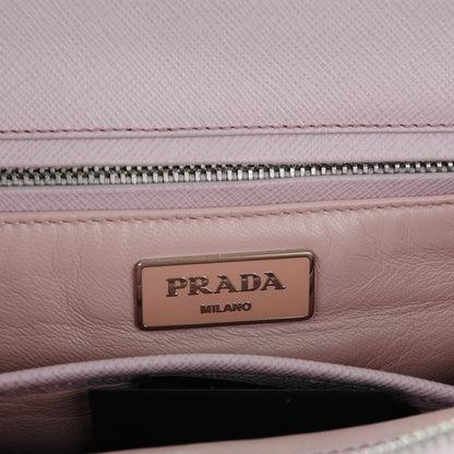 Prada Saffiano Small Galleria Double Zip Tote Mughetto 6 of 8