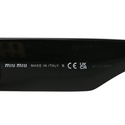 Miu Miu Acetate Glimpse Sunglasses SMU 10W Black 10 of 14