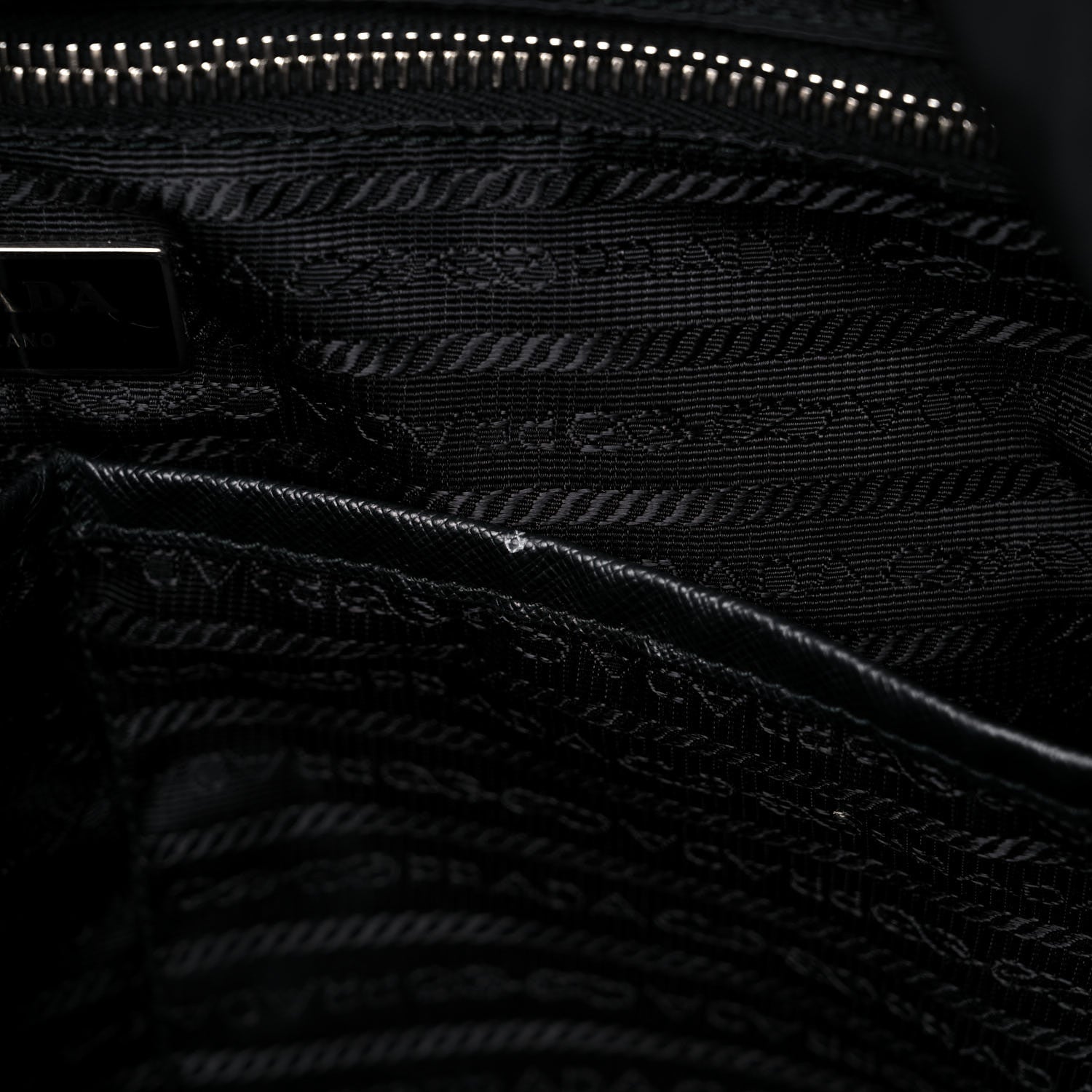 Prada Nylon Vela Baby Bag Black 12 of 21