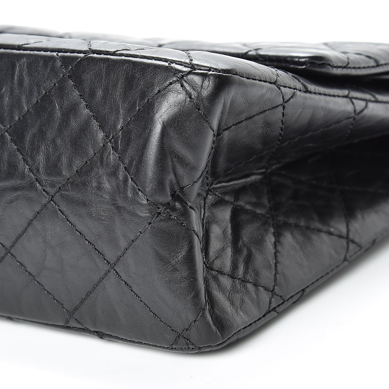 Chanel Aged Calfskin Quilted 2.55 Reissue 226 Flap Black 11 of 11