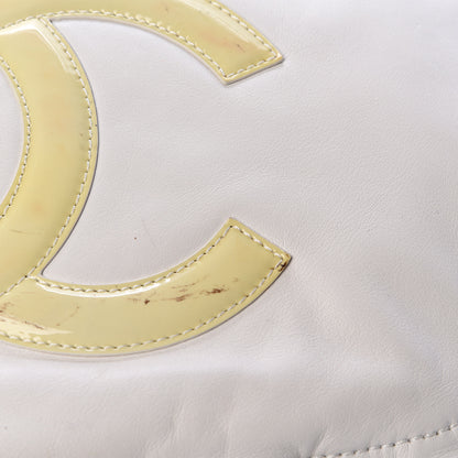 Chanel Calfskin Modern Chain Rhodoid Hobo White 13 of 19