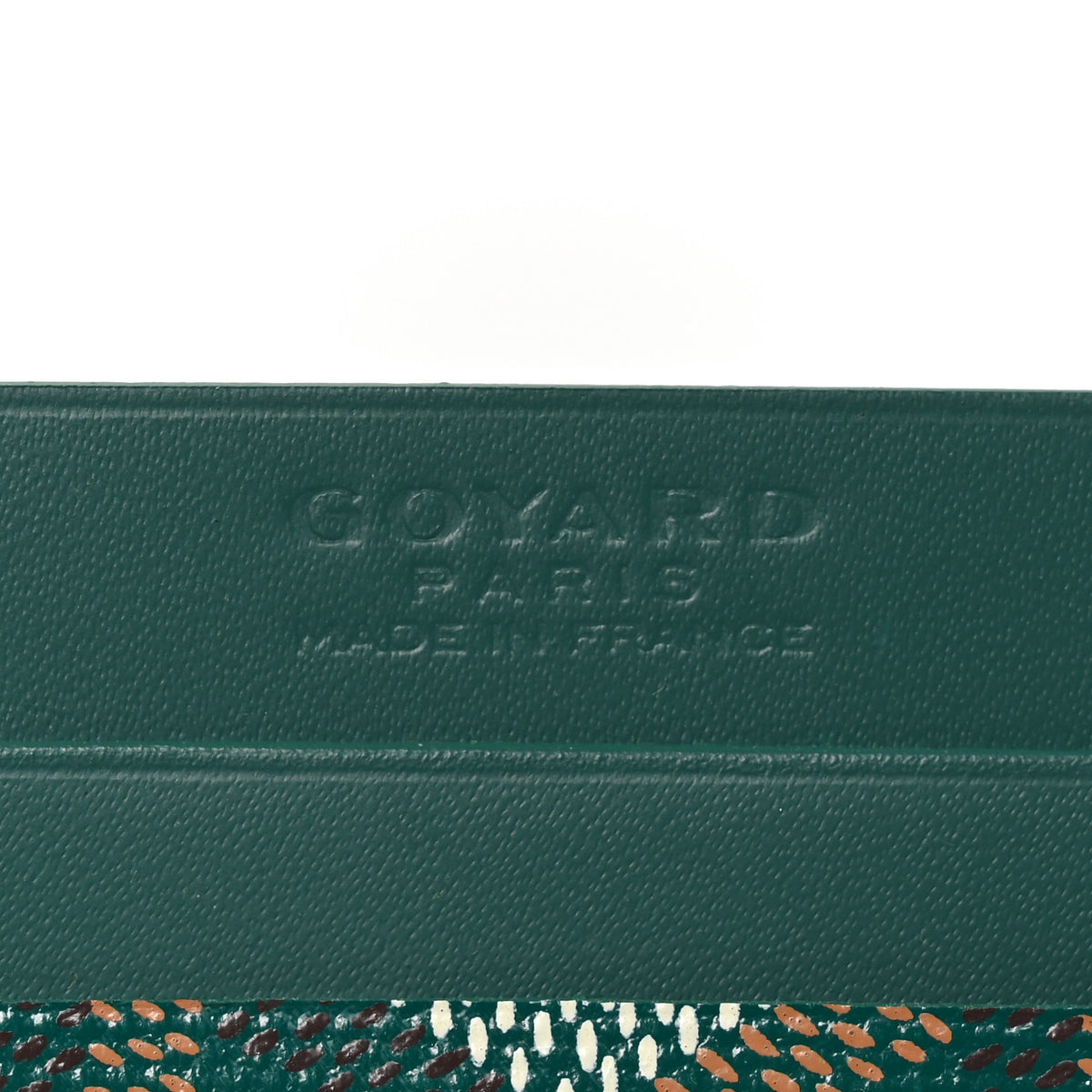 Goyard Goyardine Saint Sulpice Card Holder Green 6 of 7