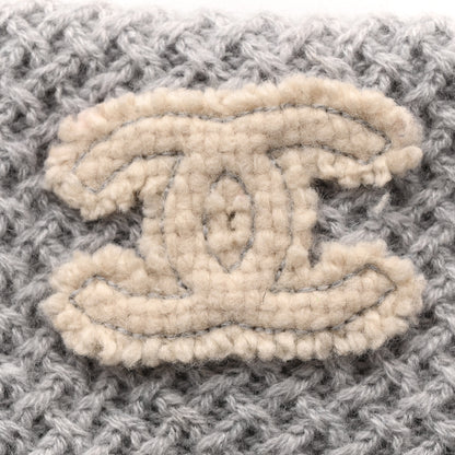Chanel Cashmere CC Headband Grey 4 of 8