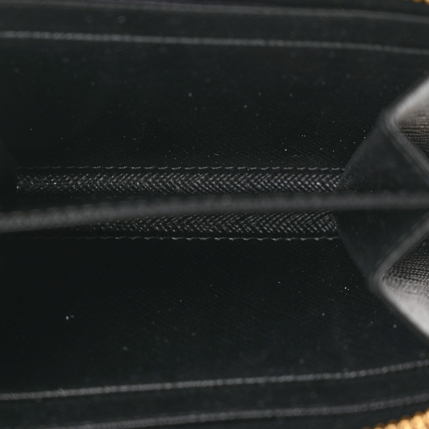 Saffiano Wallet With Strap Black