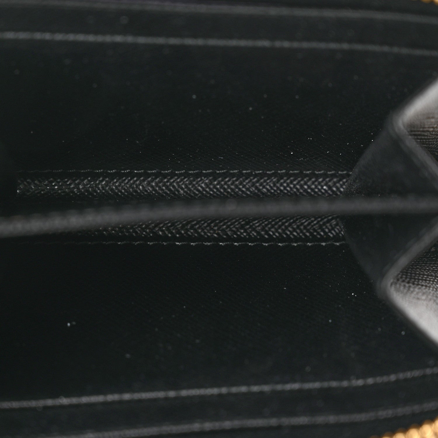 Prada Saffiano Wallet With Strap Black 6 of 7