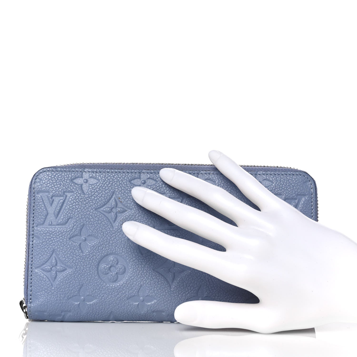 Louis Vuitton Empreinte Zippy Wallet Lilac 2 of 9