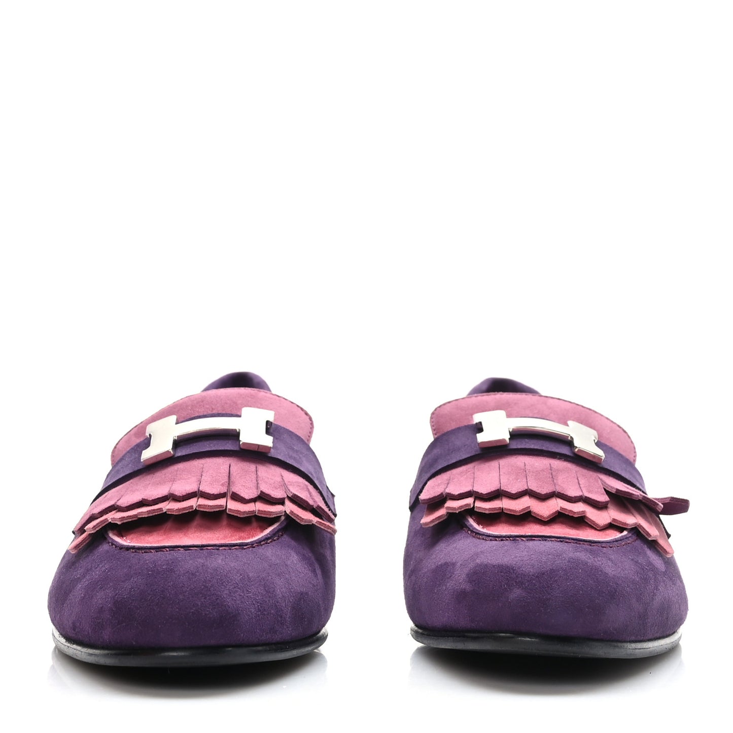 Suede Goatskin Womens Royal Loafers 37 Violet Oaxaca