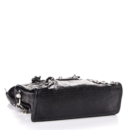 Balenciaga Agneau Giant 12 Silver Hardware Mini City Black 5 of 8