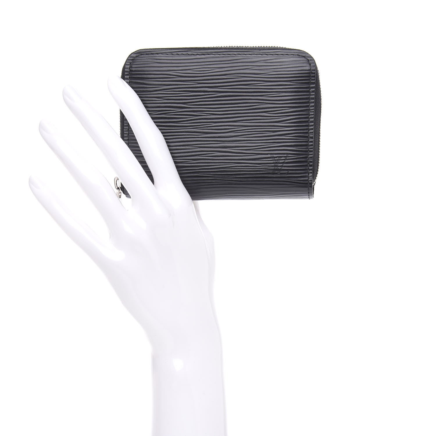 Louis Vuitton Epi Zippy Coin Purse Black 2 of 7