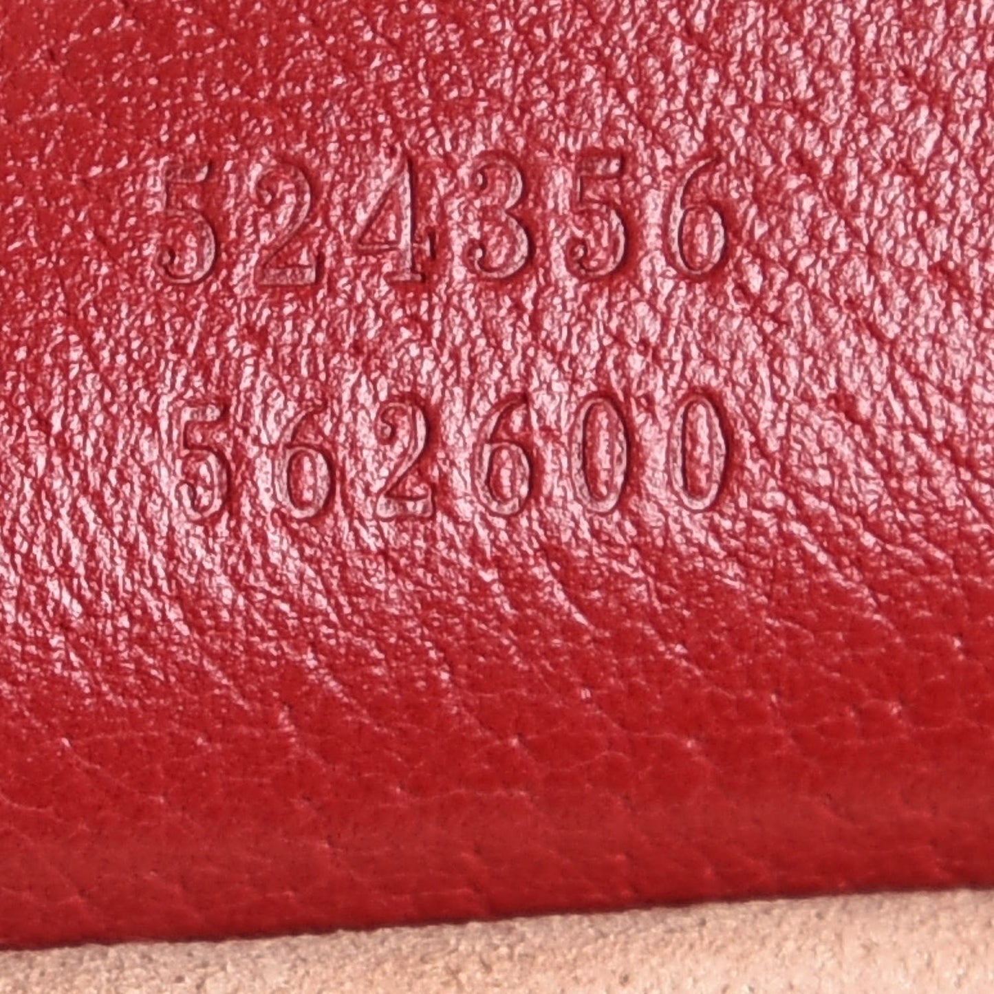 GG Supreme Monogram Medium Queen Margaret Shoulder Bag Red