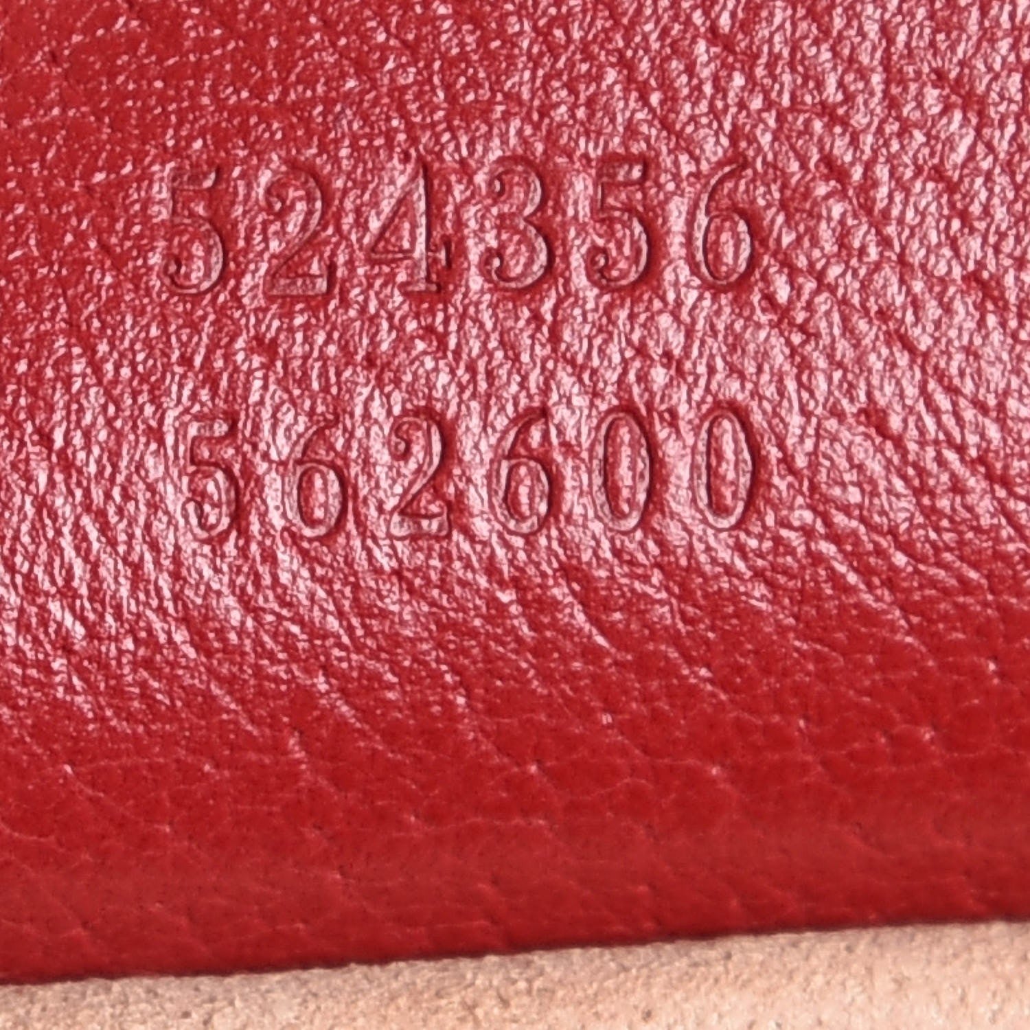 Gucci GG Supreme Monogram Medium Queen Margaret Shoulder Bag Red 7 of 7
