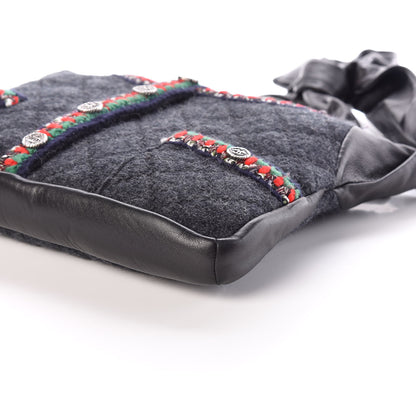 Chanel Lambskin Tweed Small Girl Bag Multicolor Black 9 of 9