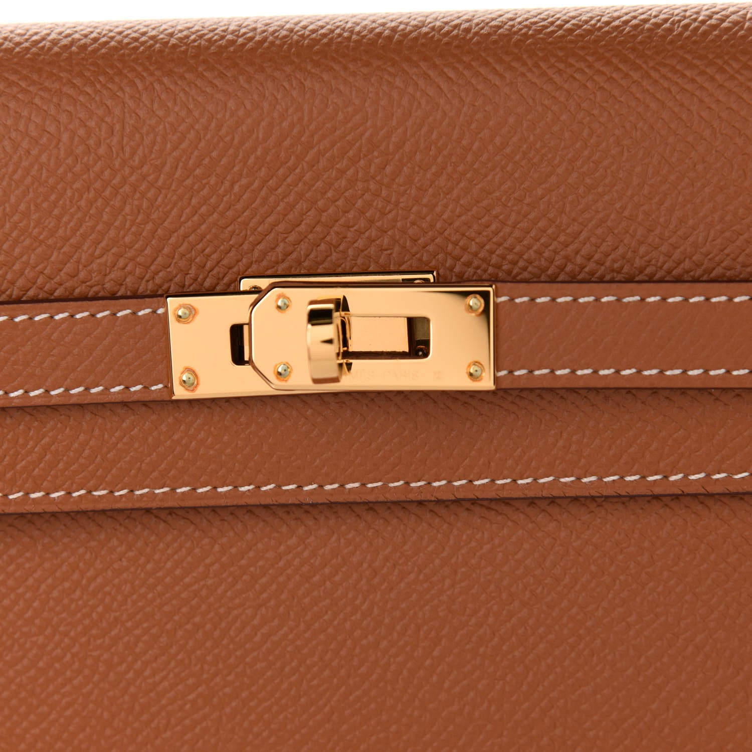 Hermes Epsom Kelly Longue Wallet Gold 8 of 9