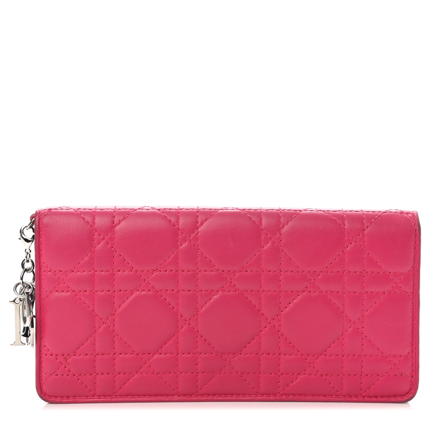 Lambskin Cannage Rendezvous Wallet Pink