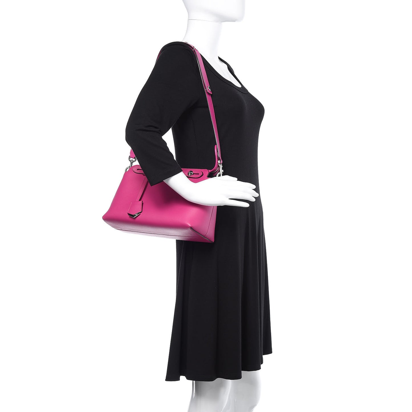 Vitello Dolce Medium By The Way Boston Bag Magenta
