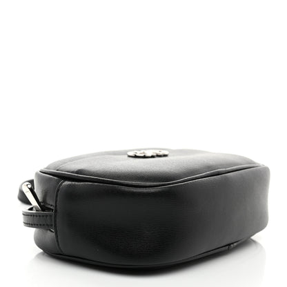 Salvatore Ferragamo Calfskin Gancini Camera Crossbody Bag Black 4 of 9