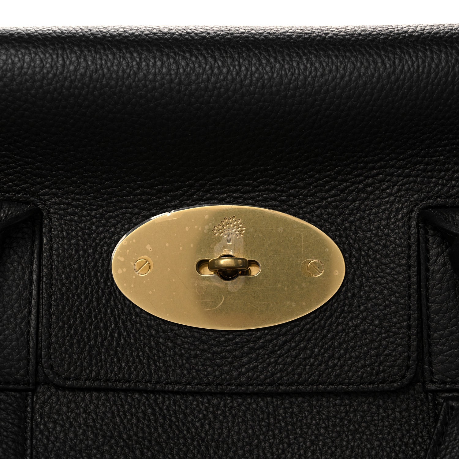 Mulberry Small Classic Grain Heritage Bayswater Black 9 of 11