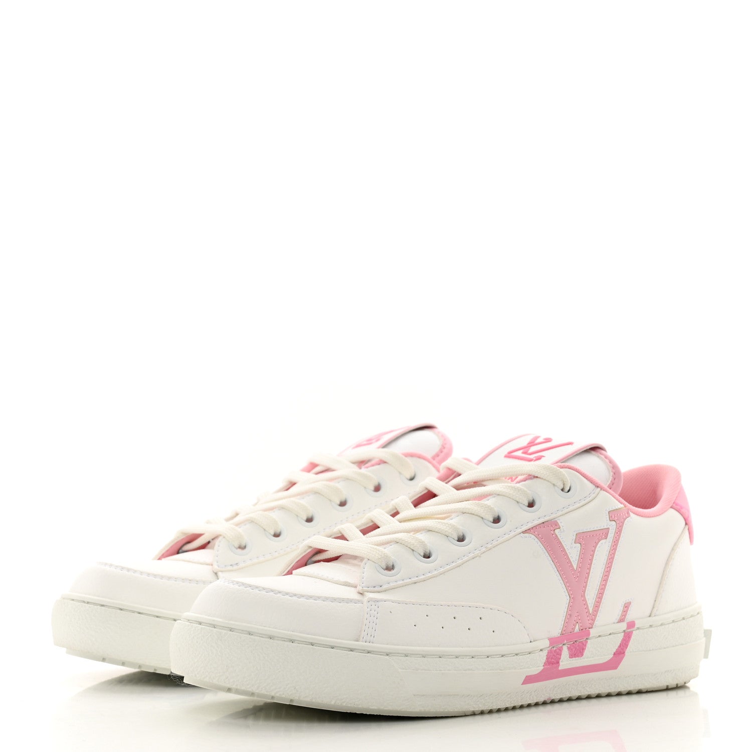 Louis Vuitton Calfskin Charlie Sneaker 36 White Rose Clair 3 of 8