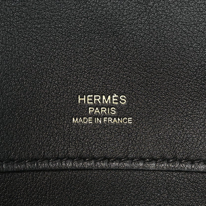 Hermes Swift Kelly Cut Clutch Pochette Black 5 of 9