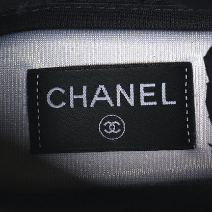 Chanel Suede Calfskin Nylon Grosgrain CC Sneakers 39 Navy Blue 9 of 9