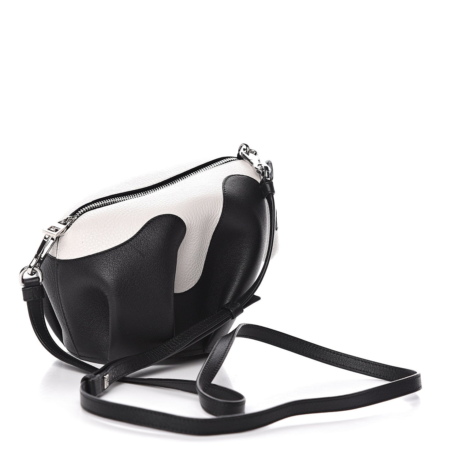 Loewe Calfskin Panda Crossbody Black White 4 of 9