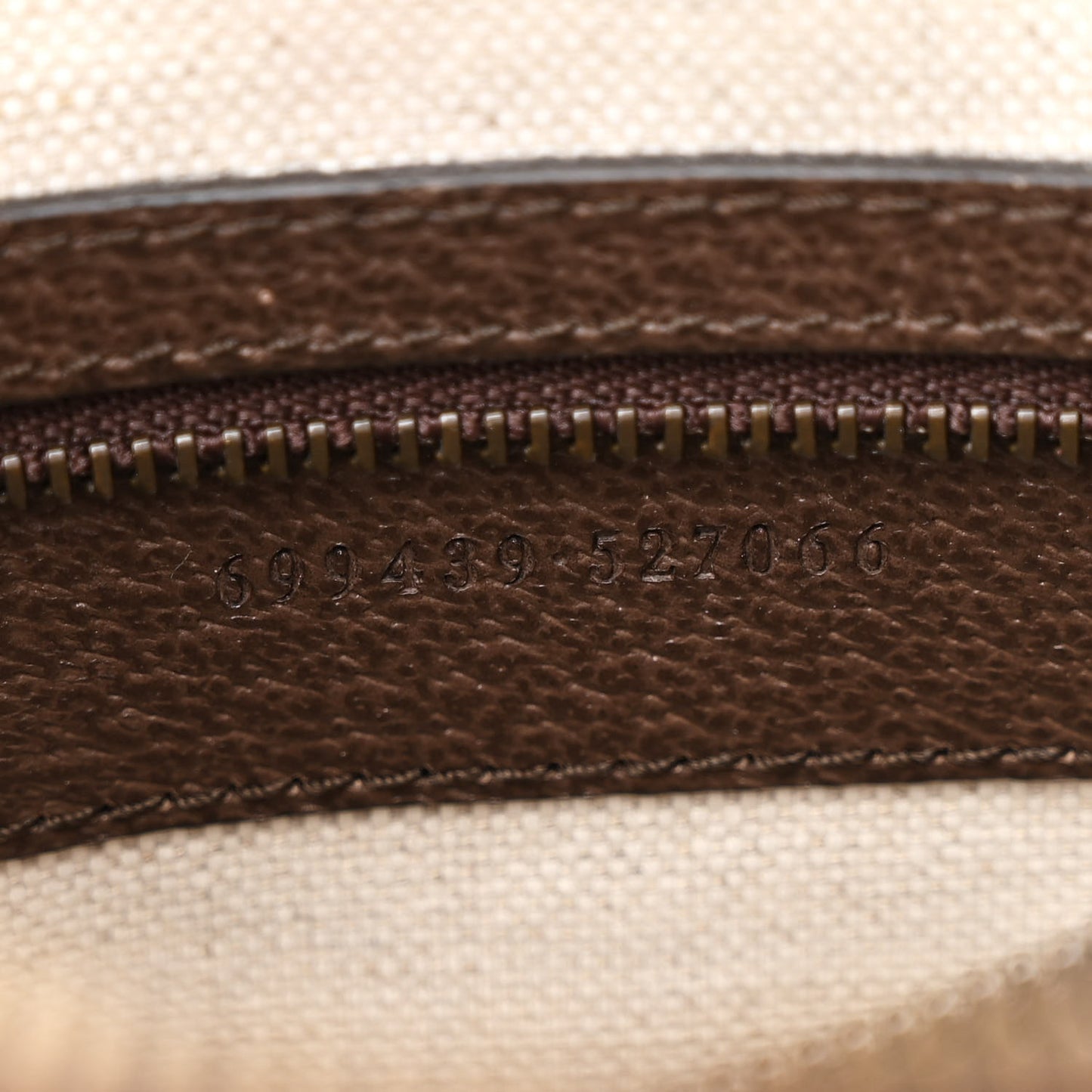 GG Supreme Monogram Textured Dollar Calfskin Web Ophidia Wristlet Shoulder Bag Beige Ebony New Acero