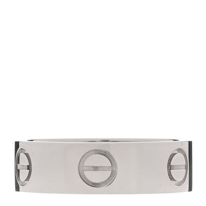 Cartier 18K White Gold 5.5mm LOVE Ring 52 6 3 of 5