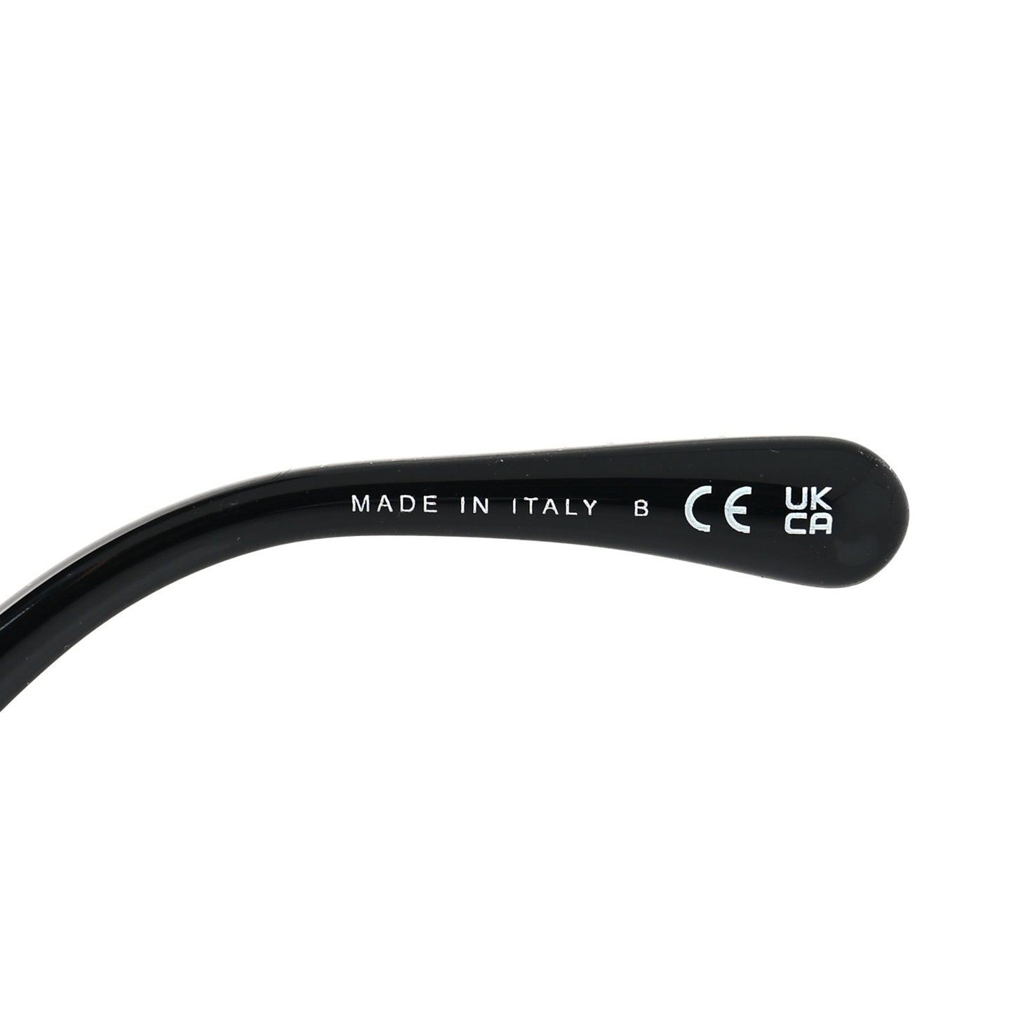 Acetate Strass Polarized Square Sunglasses 5422-B-A Black White